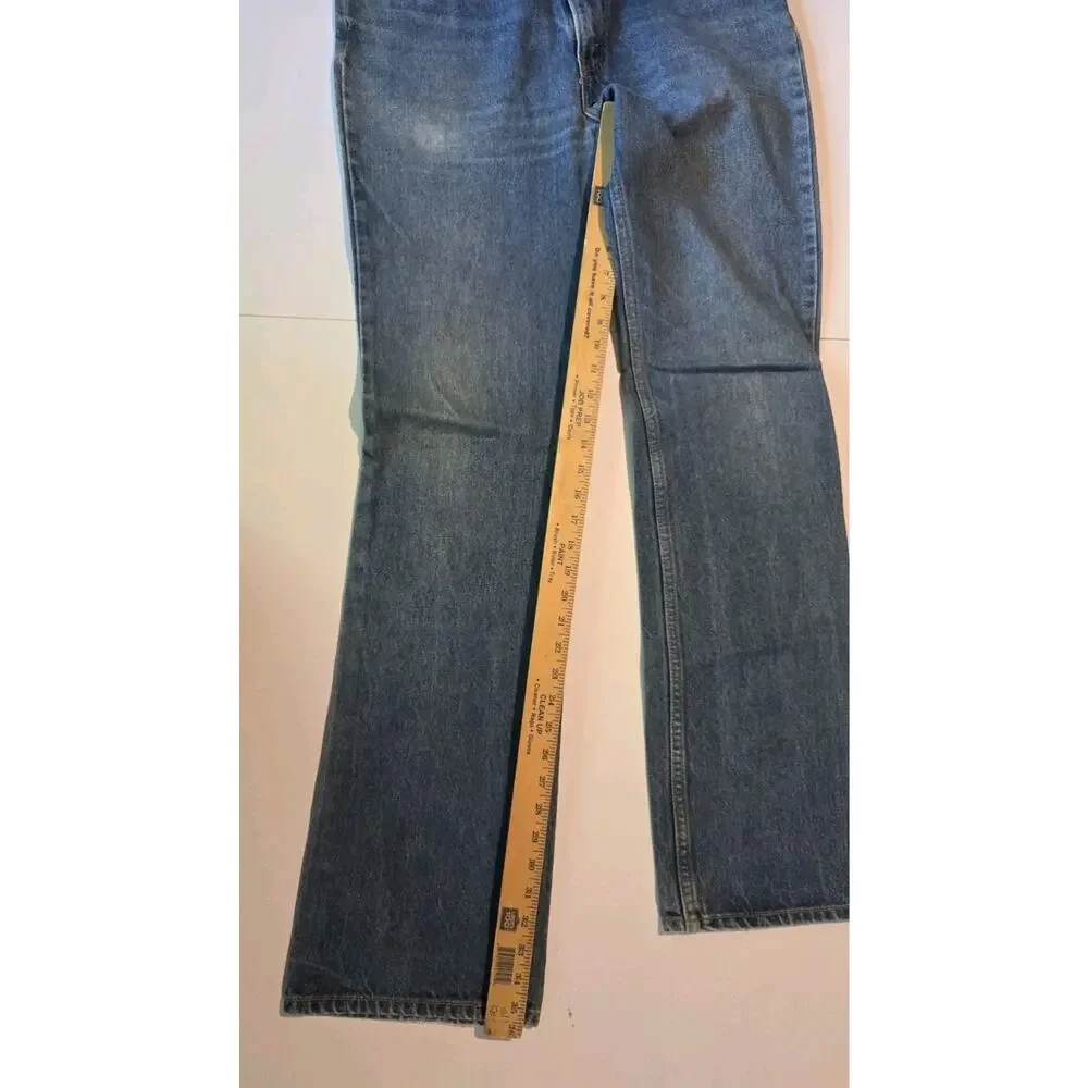 Levi’s 517 Orange Tab Blue Jeans Mens Size 36x36 Bootcut Made in USA